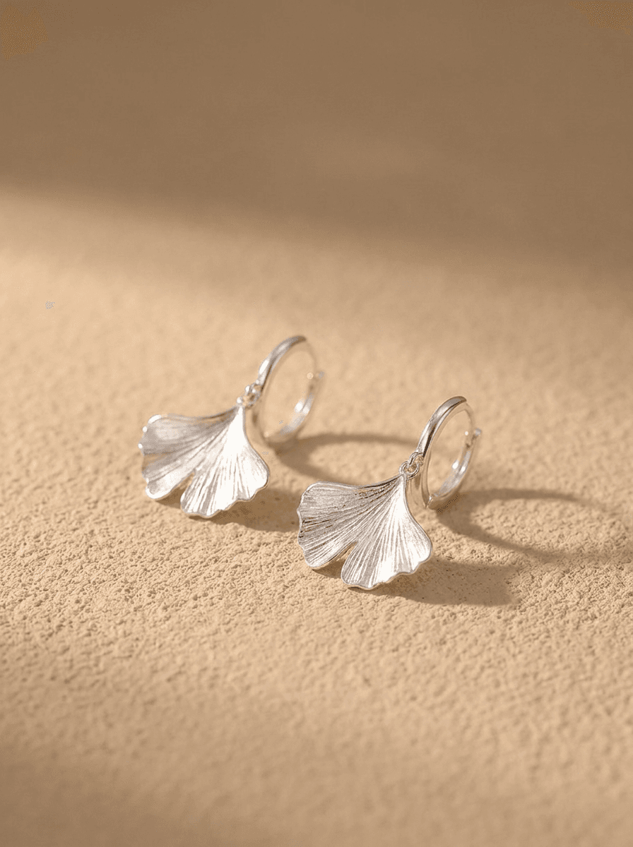 Butterfly-Wing Tassel Earrings, earrings in metal, view 3