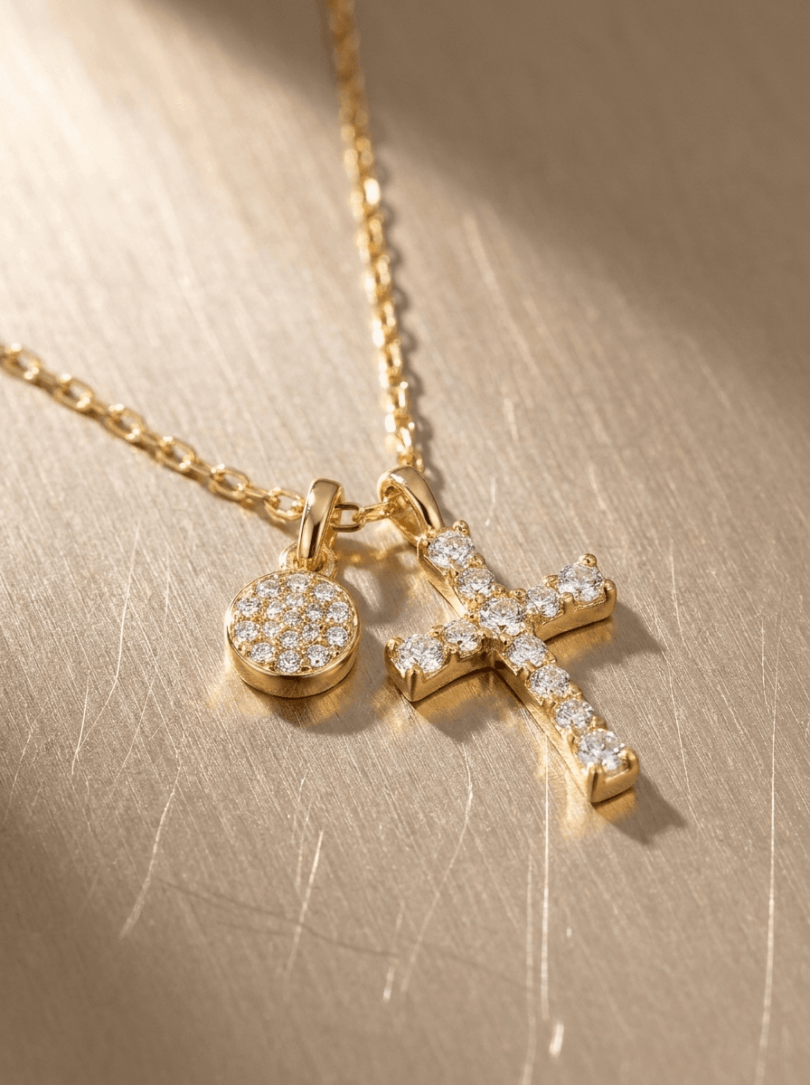 Cross Pendant Necklace, necklaces in  everyday, view 4