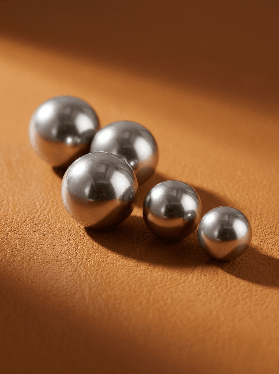 Grey Pearl Studs, earrings in Grey pearls, 999 silver posts, view 4
