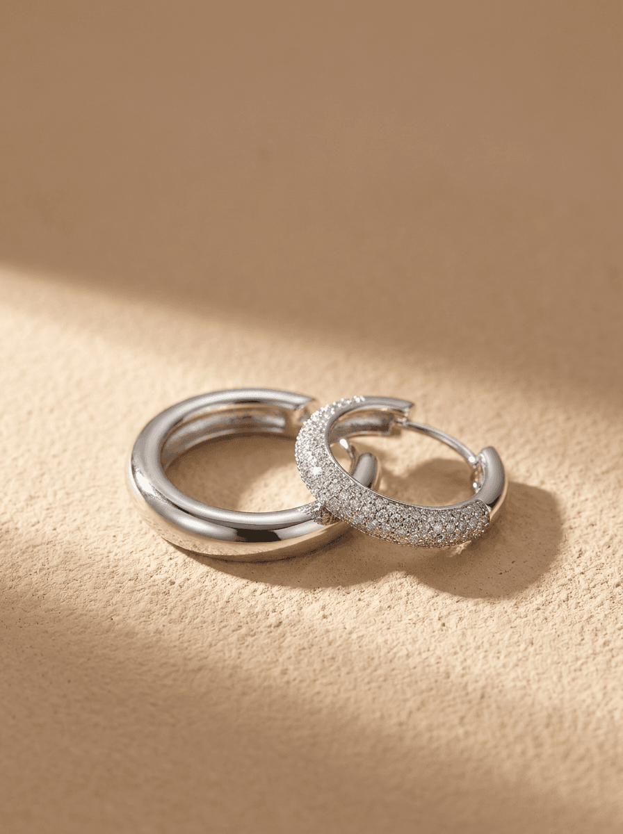 Old-Money Statement Earrings, earrings in  refined, view 4