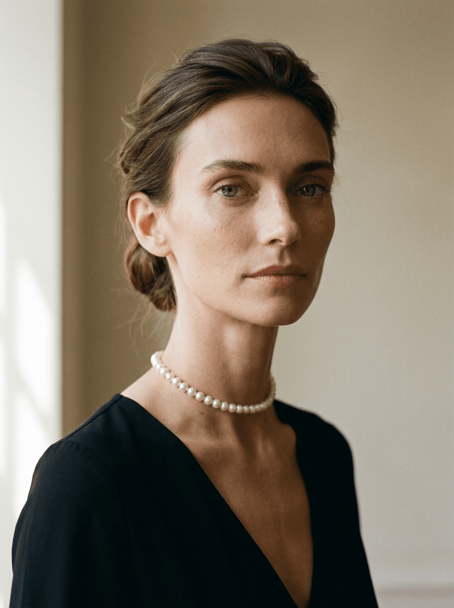 Pearl Magnetic Choker, necklaces in Pearls, magnetic clasp